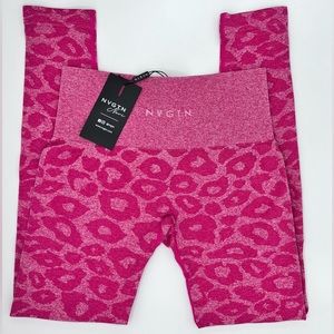NVGTN Leggings High Waisted Lilac Cheetah